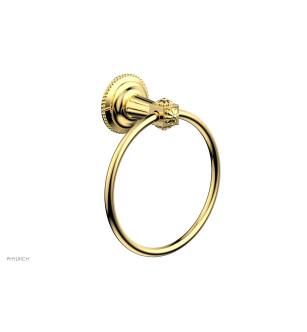 Phylrich 162-75/025 Marvelle 6" Wall Mount Towel Ring in Polished Gold