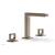 Phylrich 290-03/047 Mix 5 1/2" Double Ring Handle Widespread Bathroom Sink Faucet in Brass/Antique Brass