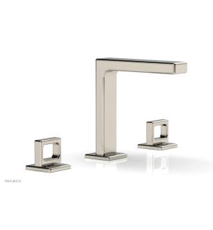 Phylrich 290-03/014 Mix 5 1/2" Double Ring Handle Widespread Bathroom Sink Faucet in Polished Nickel