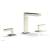 Phylrich 290-02/015 Mix 6 1/2" Double Lever Handle Widespread Bathroom Sink Faucet in Satin Nickel