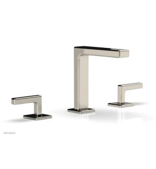 Phylrich 290-02/014 Mix 6 1/2" Double Lever Handle Widespread Bathroom Sink Faucet in Polished Nickel