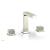 Phylrich 291-04/15B Stria 5 1/2" Double Cube Handle Widespread Bathroom Sink Faucet in Brushed Nickel