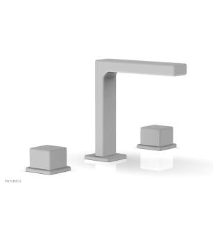 Phylrich 290-04/050 Mix 6 1/2" Double Cube Handle Widespread Bathroom Sink Faucet in White