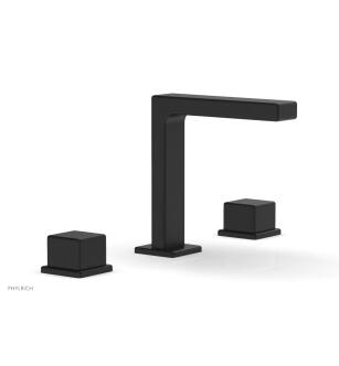 Phylrich 290-04/040 Mix 6 1/2" Double Cube Handle Widespread Bathroom Sink Faucet in Black