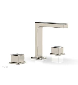 Phylrich 290-04/014 Mix 6 1/2" Double Cube Handle Widespread Bathroom Sink Faucet in Polished Nickel