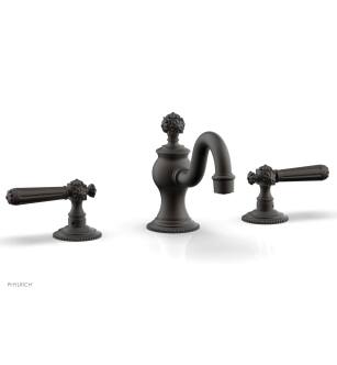 Phylrich 162-02/10B Marvelle 6" Double Lever Handle Widespread Bathroom Sink Faucet in Distressed Bronze/Oil Rubbed Bronze