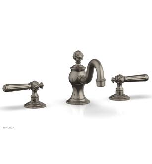 Phylrich 162-02/15A Marvelle 6" Double Lever Handle Widespread Bathroom Sink Faucet in Pewter