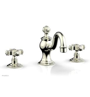 Phylrich 162-01/015 Marvelle 6" Double Cross Handle Widespread Bathroom Sink Faucet in Satin Nickel