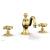 Phylrich 162-01/24B Marvelle 6" Double Cross Handle Widespread Bathroom Sink Faucet in Burnished Gold