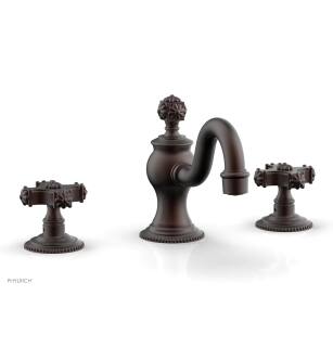 Phylrich 162-01/15A Marvelle 6" Double Cross Handle Widespread Bathroom Sink Faucet in Pewter
