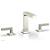 Phylrich 291-02/15B Stria 6 1/2" Double Lever Handle Widespread Bathroom Sink Faucet in Brushed Nickel