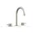 Phylrich 230-04/15B Basic II 6 1/2" Double Lever Handle Widespread Bathroom Sink Faucet in Brushed Nickel