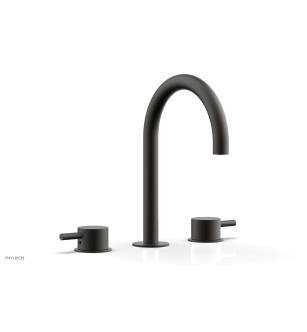 Phylrich 230-04/10B Basic II 6 1/2" Double Lever Handle Widespread Bathroom Sink Faucet in Distressed Bronze/Oil Rubbed Bronze