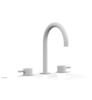 Phylrich 230-04/050 Basic II 6 1/2" Double Lever Handle Widespread Bathroom Sink Faucet in White
