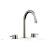 Phylrich 230-04/014 Basic II 6 1/2" Double Lever Handle Widespread Bathroom Sink Faucet in Polished Nickel