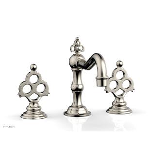 Phylrich 164-01/014 Maison 6 7/8" Double Blade Handle Widespread Bathroom Sink Faucet in Polished Nickel