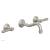 Phylrich 162-12/15B Marvelle 9 1/2" Double Lever Handle Wall Mount Bathroom Sink Faucet in Brushed Nickel