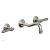 Phylrich 162-12/014 Marvelle 9 1/2" Double Lever Handle Wall Mount Bathroom Sink Faucet in Polished Nickel