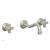 Phylrich 162-11/15B Marvelle 9 1/2" Double Cross Handle Wall Mount Bathroom Sink Faucet in Brushed Nickel