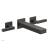 Phylrich 291-12/10B Stria 8 3/4" Double Lever Handle Wall Mount Bathroom Sink Faucet in Distressed Bronze/Oil Rubbed Bronze