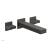 Phylrich 291-11/10B Stria 8 3/4" Double Blade Handle Wall Mount Bathroom Sink Faucet in Distressed Bronze/Oil Rubbed Bronze