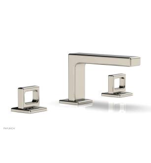 Phylrich 290L-03/014 Mix 6 1/2" Double Ring Handle Widespread Bathroom Sink Faucet in Polished Nickel