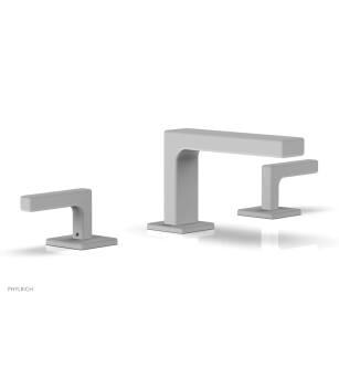 Phylrich 290L-02/050 Mix 6 1/2" Double Lever Handle Widespread Bathroom Sink Faucet in White