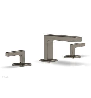Phylrich 290L-02/15A Mix 6 1/2" Double Lever Handle Widespread Bathroom Sink Faucet in Pewter