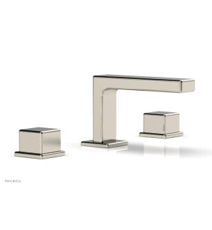 Phylrich 290L-04/014 Mix 5 1/2" Double Cube Handle Widespread Bathroom Sink Faucet in Polished Nickel