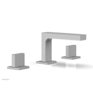 Phylrich 290L-01/050 Mix 6 1/2" Double Blade Handle Widespread Bathroom Sink Faucet in White