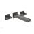 Phylrich 290-13/10B Mix 8 7/8" Double Ring Handle Wall Mount Bathroom Sink Faucet in Distressed Bronze/Oil Rubbed Bronze