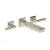 Phylrich 290-12/014 Mix 10 1/8" Double Lever Handle Wall Mount Bathroom Sink Faucet in Polished Nickel