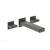 Phylrich 290-11/10B Mix 8 3/4" Double Blade Handle Wall Mount Bathroom Sink Faucet in Distressed Bronze/Oil Rubbed Bronze