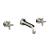 Phylrich 501-11/014 Hex Modern 8 1/4" Double Cross Handle Wall Mount Bathroom Sink Faucet in Polished Nickel