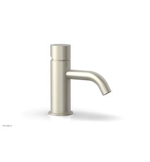 Phylrich 230-07/15B Basic II 6 1/2" Single Hole Bathroom Sink Faucet with Smooth Handle in Brushed Nickel