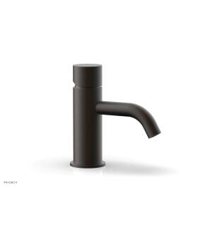 Phylrich 230-07/10B Basic II 6 1/2" Single Hole Bathroom Sink Faucet with Smooth Handle in Distressed Bronze/Oil Rubbed Bronze