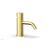 Phylrich 230-07/24B Basic II 6 1/2" Single Hole Bathroom Sink Faucet with Smooth Handle in Burnished Gold