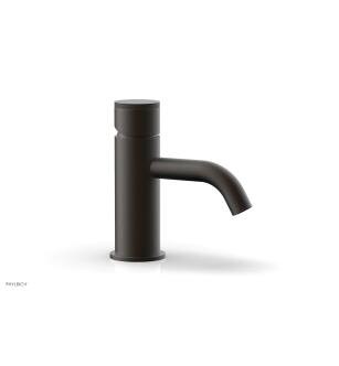 Phylrich 230-06/10B Basic II 6 1/2" Single Hole Bathroom Sink Faucet with Knurled Handle in Distressed Bronze/Oil Rubbed Bronze