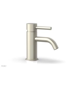 Phylrich 230-09/15B Basic II 5 7/8" Single Hole Bathroom Sink Faucet with Lever Handle in Brushed Nickel