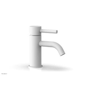 Phylrich 230-09/050 Basic II 5 7/8" Single Hole Bathroom Sink Faucet with Lever Handle in White