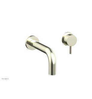 Phylrich 230-15/15B Basic II 7" Single Lever Handle Wall Mount Bathroom Sink Faucet in Brushed Nickel