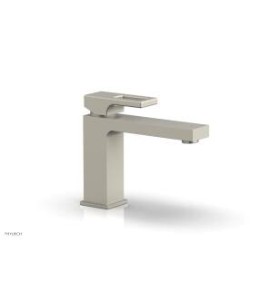 Phylrich 290L-07/15B Mix 5 1/2" Single Hole Bathroom Sink Faucet with Ring Handle in Brushed Nickel