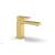 Phylrich 290L-07/24B Mix 5 1/2" Single Hole Bathroom Sink Faucet with Ring Handle in Burnished Gold