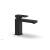 Phylrich 290L-07/040 Mix 5 1/2" Single Hole Bathroom Sink Faucet with Ring Handle in Black