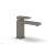 Phylrich 290L-07/15A Mix 5 1/2" Single Hole Bathroom Sink Faucet with Ring Handle in Pewter