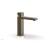 Phylrich 291-08/047 Mix 6 7/8" Single Hole Bathroom Sink Faucet with Cube Handle in Brass/Antique Brass