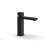 Phylrich 291-08/040 Mix 6 7/8" Single Hole Bathroom Sink Faucet with Cube Handle in Black