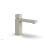 Phylrich 290L-08/15B Mix 5 1/2" Single Hole Bathroom Sink Faucet with Cube Handle in Brushed Nickel