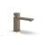 Phylrich 290L-08/047 Mix 5 1/2" Single Hole Bathroom Sink Faucet with Cube Handle in Brass/Antique Brass