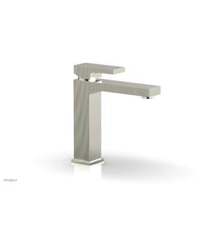 Phylrich 291-06/015 Mix 6 3/4" Single Hole Bathroom Sink Faucet with Blade Handle in Satin Nickel